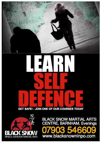 self defence flyer